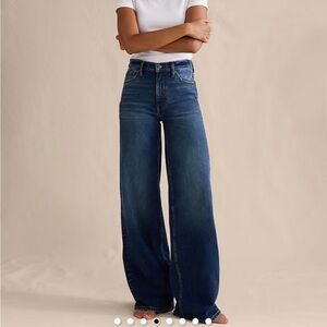 Banana Republic Icon Classic Wide-Leg Jeans in Medium Wash